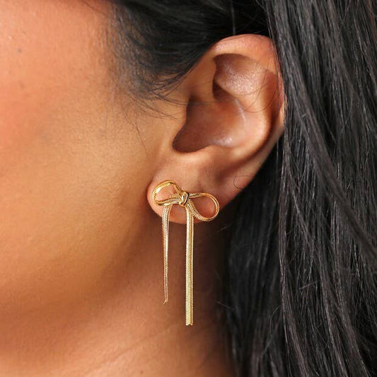 Bow Stud Earrings