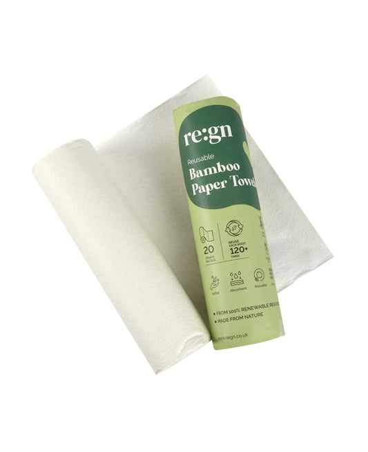 Bamboo Paper Towels - Reusable Kitchen Towel Alternative