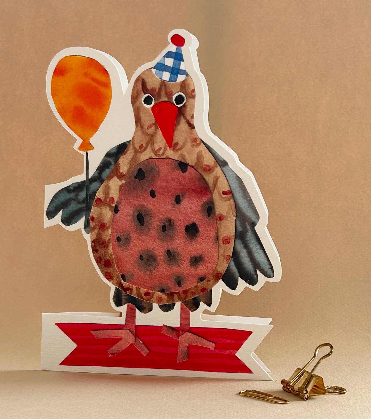 Little Birdie Cut out Card