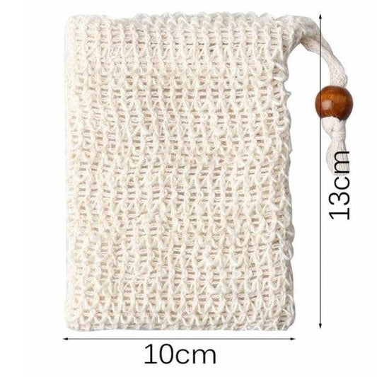 Soap Bag - Sisal | Natural Fibre Mesh Soap Pouch Sack