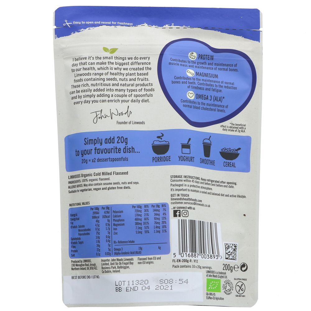 Linwoods Milled Flax Seed