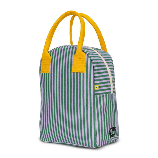 Fluf Zipper Lunch Candy Stripe Grass