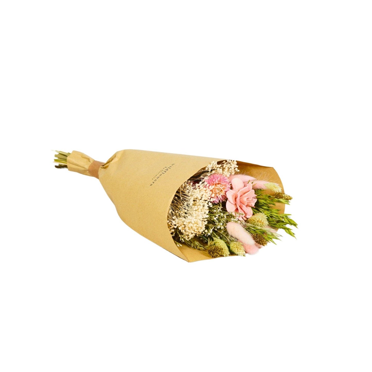 Medium Dried Flower Bouquet - Pink Elegance