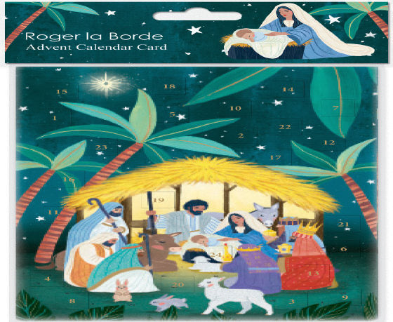 Nativity Advent Card
