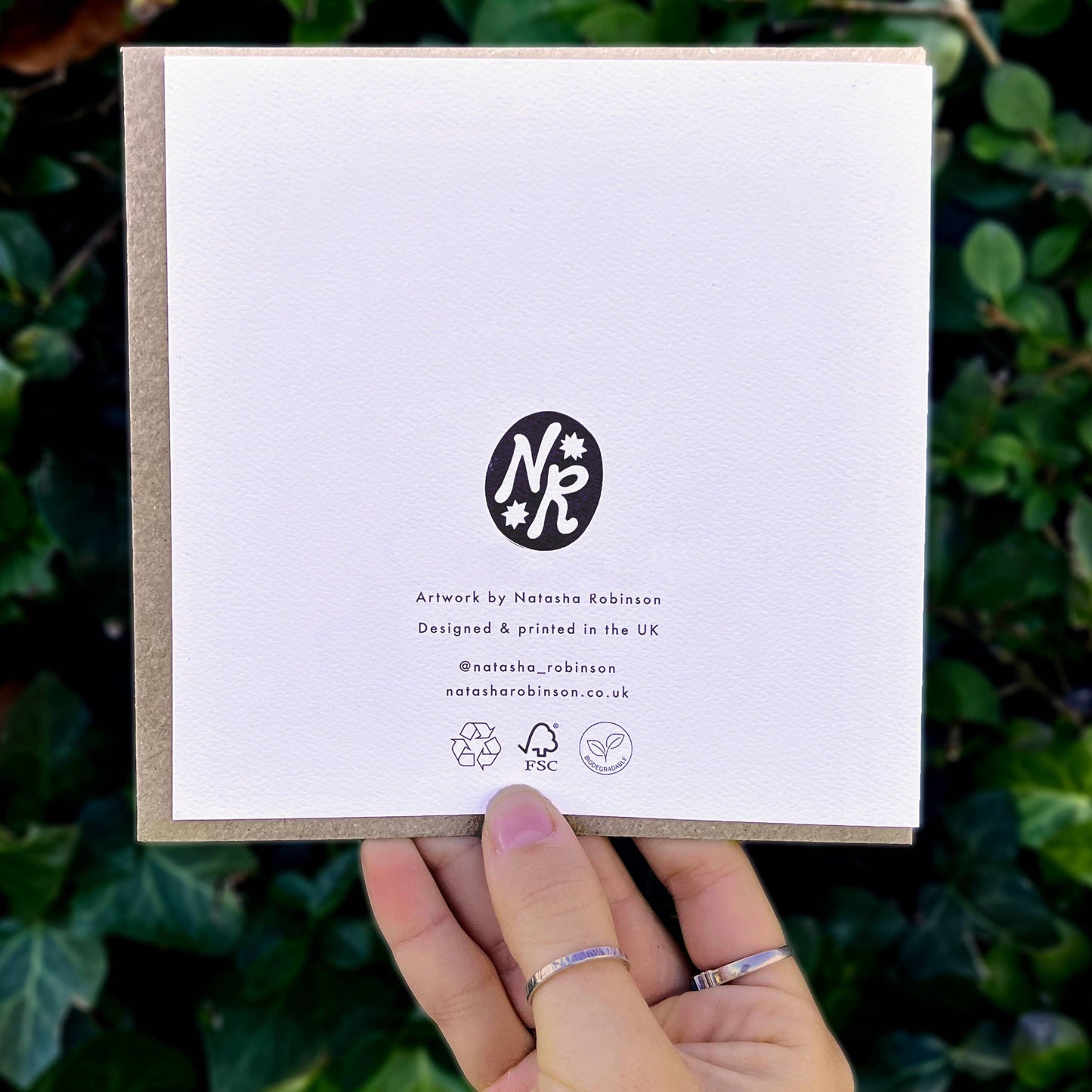 ‘Seabird Migration Over Portland Bill’ Dorset Linocut Art Card