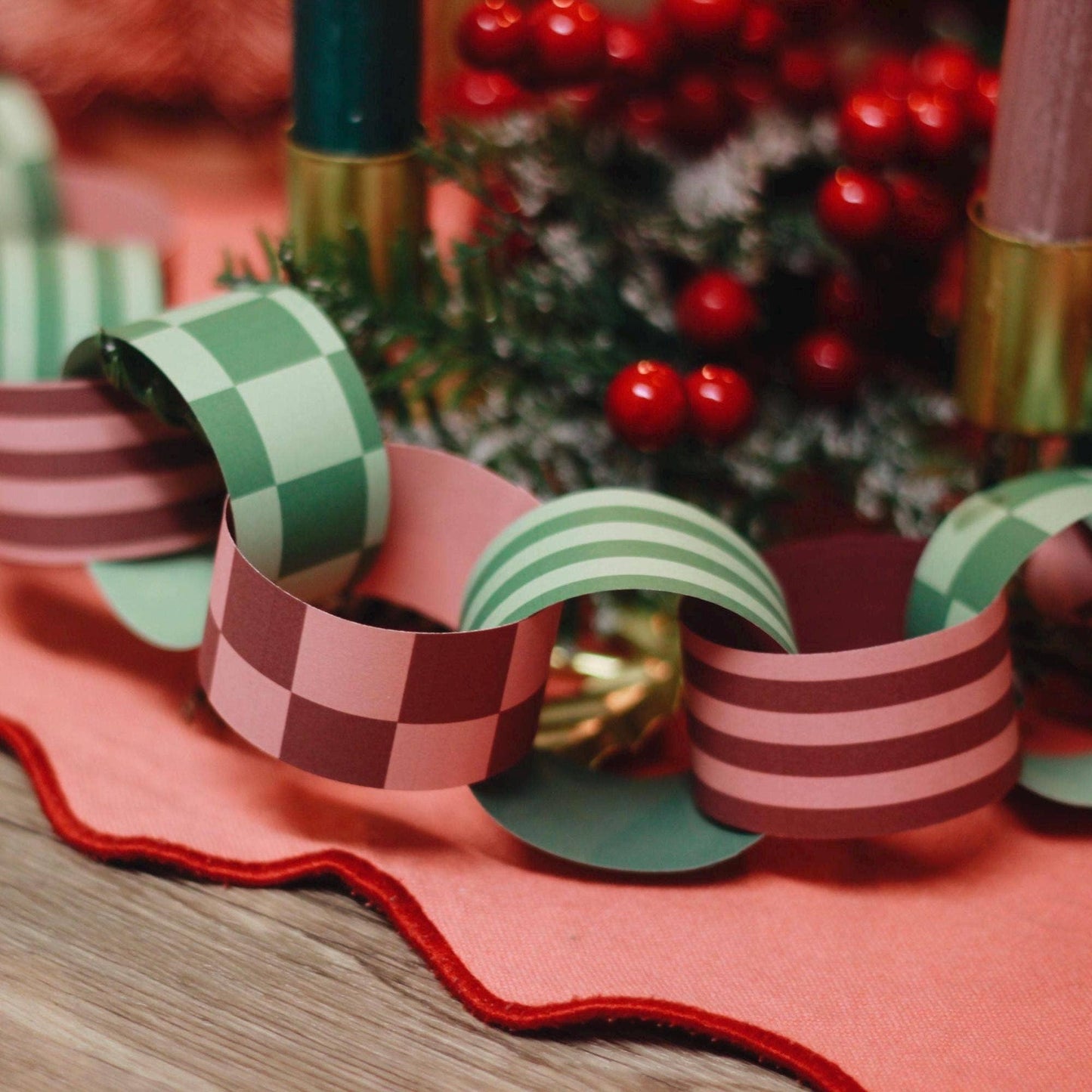 ‘Tis the Season to be Stripey - Christmas Paper Chain Kit