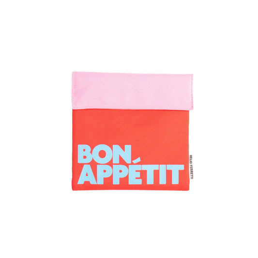 Bon Appetit Red Snack Sandwich Bag