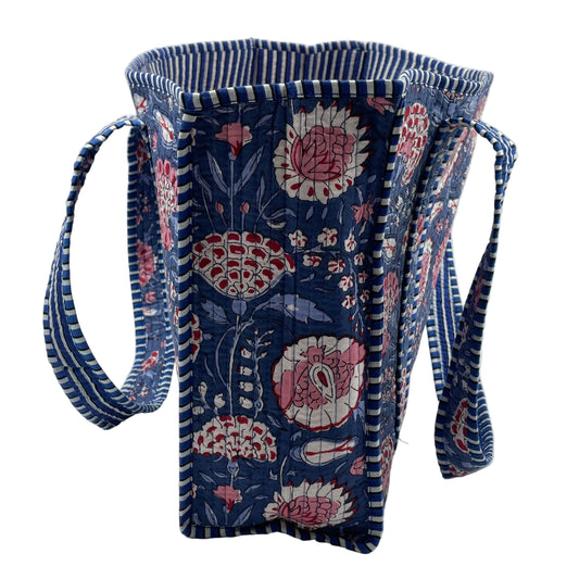 Anaïs Quilted Cotton Tote Bag