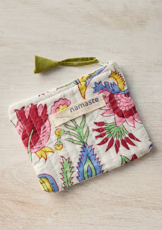 Fairtrade Indian Block Print Coin Purse