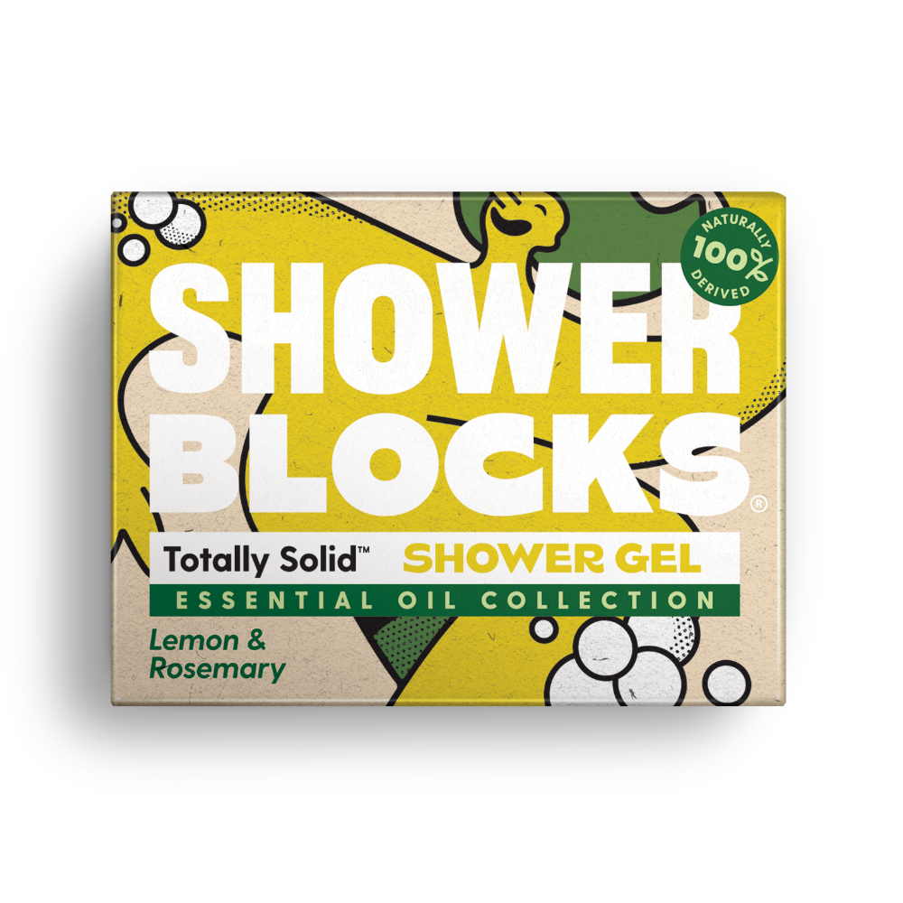 Solid Shower Gel: Lemon & Rosemary Essential Oils