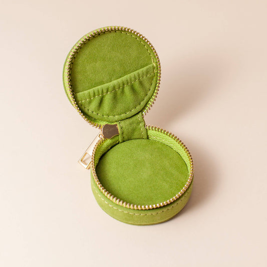 Avocado Mini Travel Jewellery Case