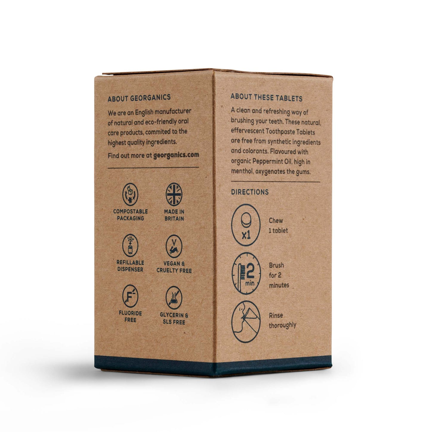 Georganics Mineral Toothtablets - Peppermint