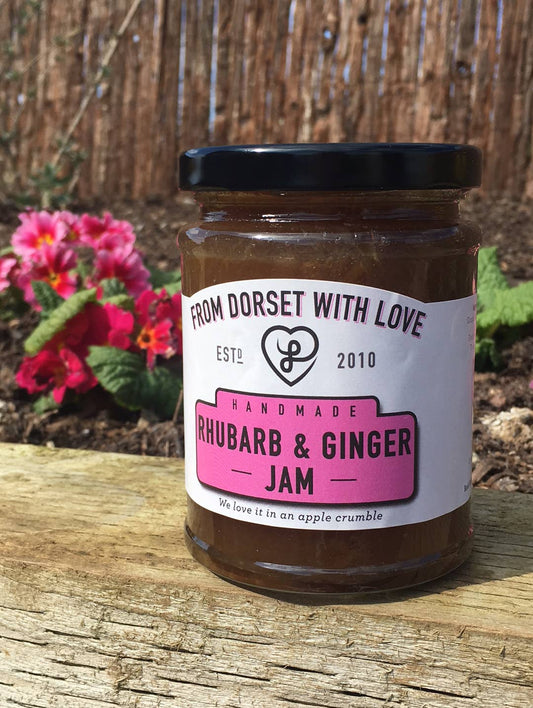 Rhubarb & Ginger Jam - From Dorset With Love