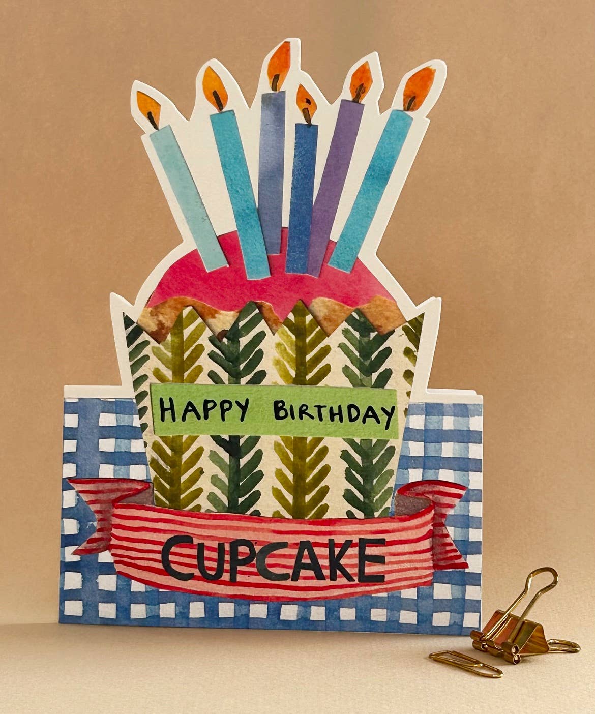 Happy Birthday Cupcake Card