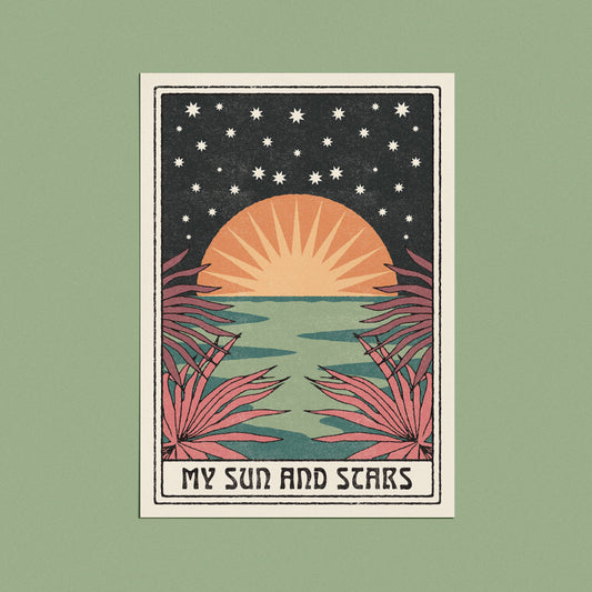 My Sun and Stars Greeting Card