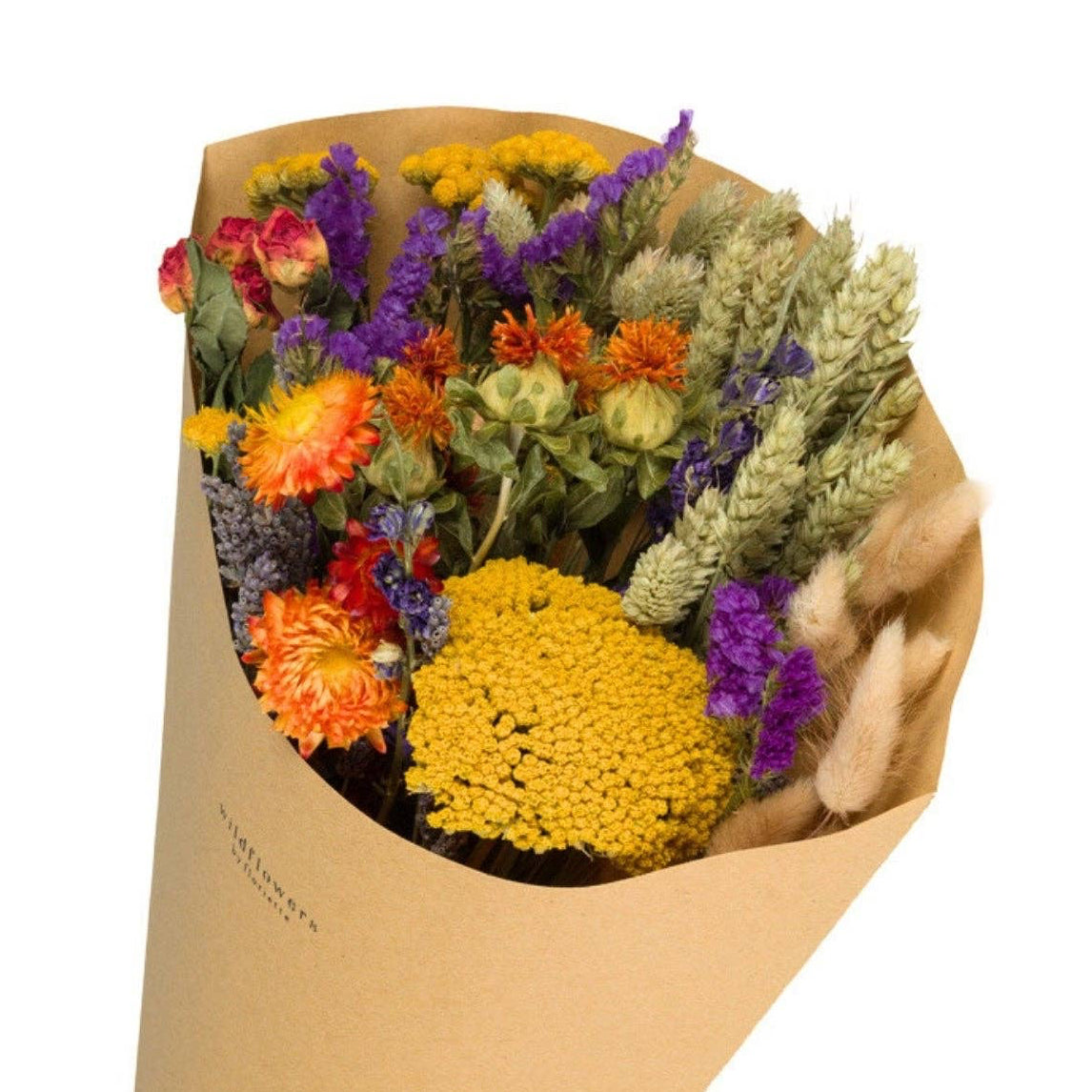 Dried Flower Bouquet - Orange