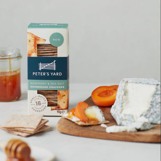 Peter's Yard Rosemary & Sea Salt Sourdough Crackers - 90g