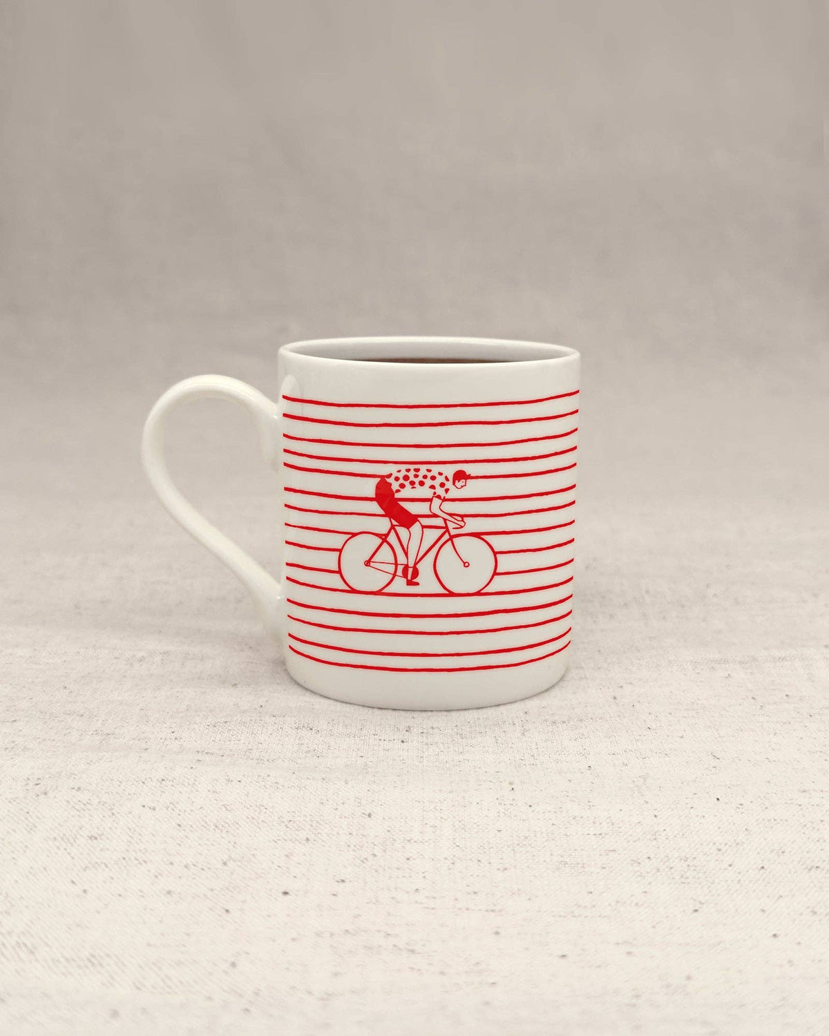 Cyclists Fine China Mug