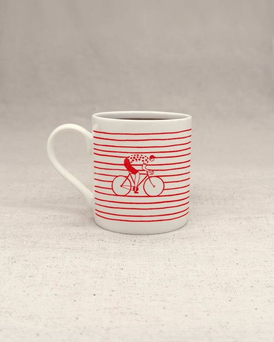 Cyclists Fine China Mug