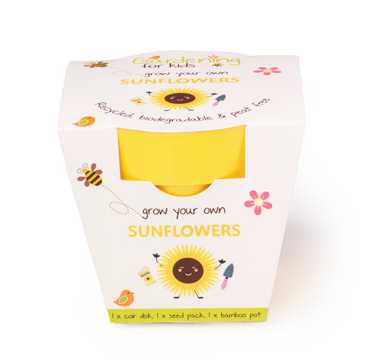 Children's Grow Your Own Sunflowers Growing Kit
