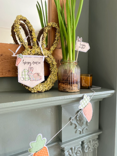 Hoppy Easter Decorative Banner