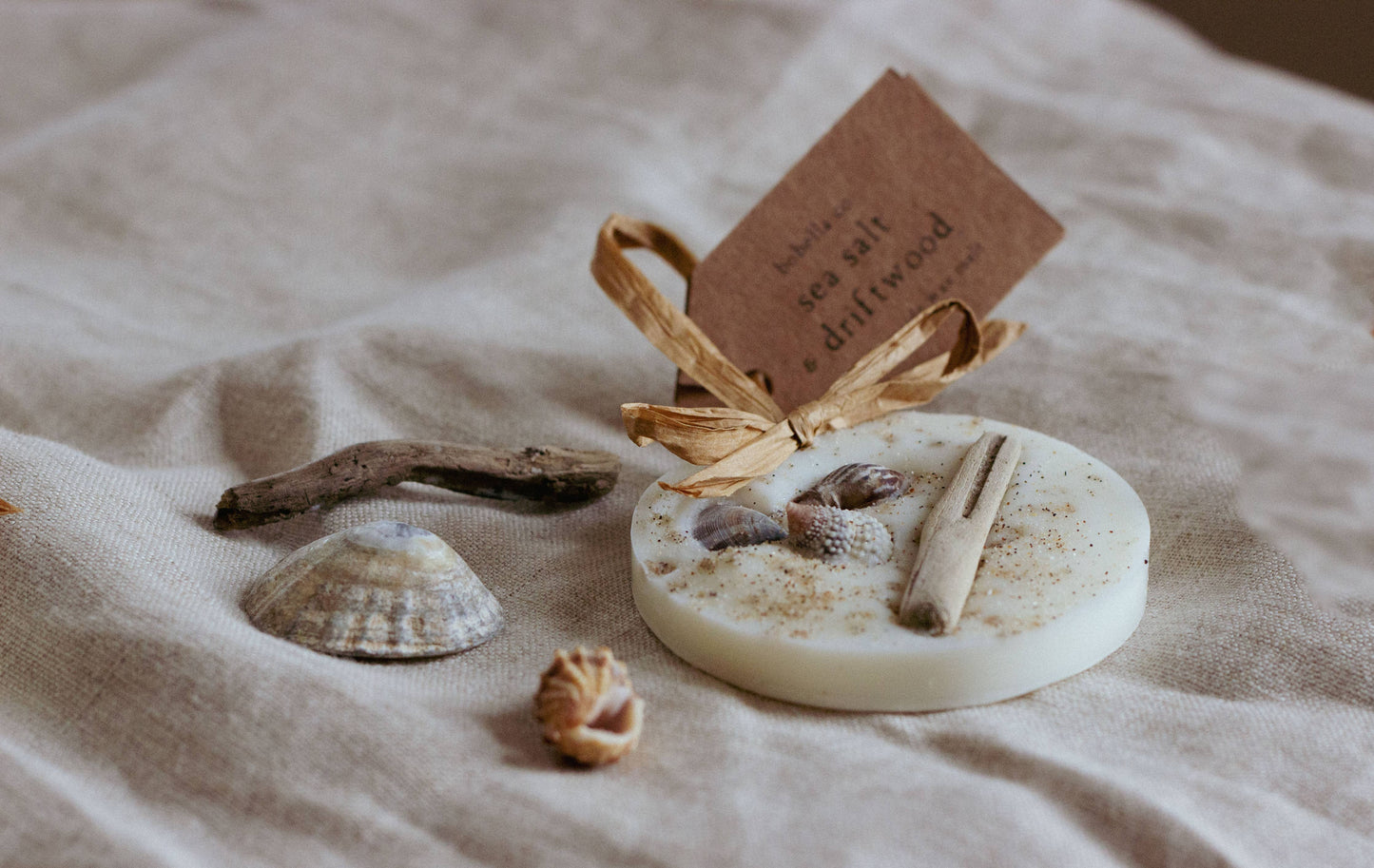 Sea Salt & Driftwood Scented Decoration and Wax Melt