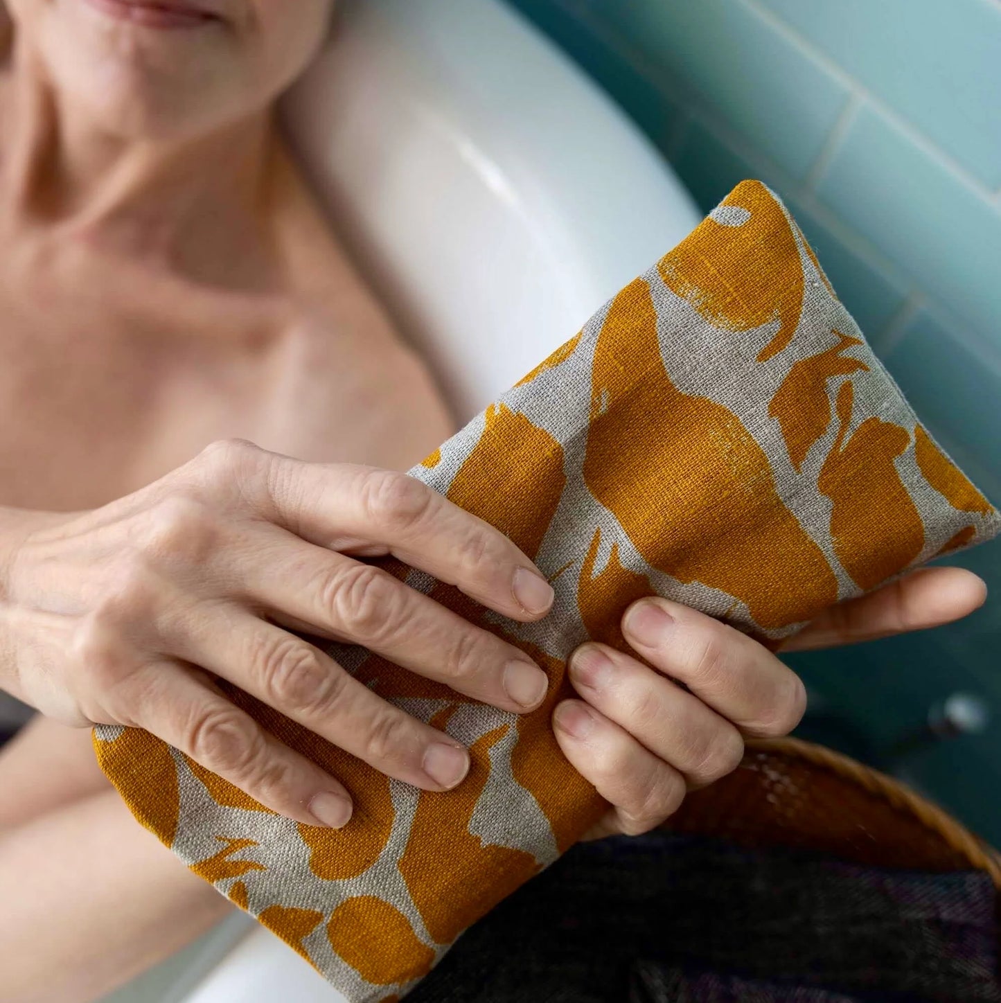 Blasta Henriet Linen Eye Pillow Navy