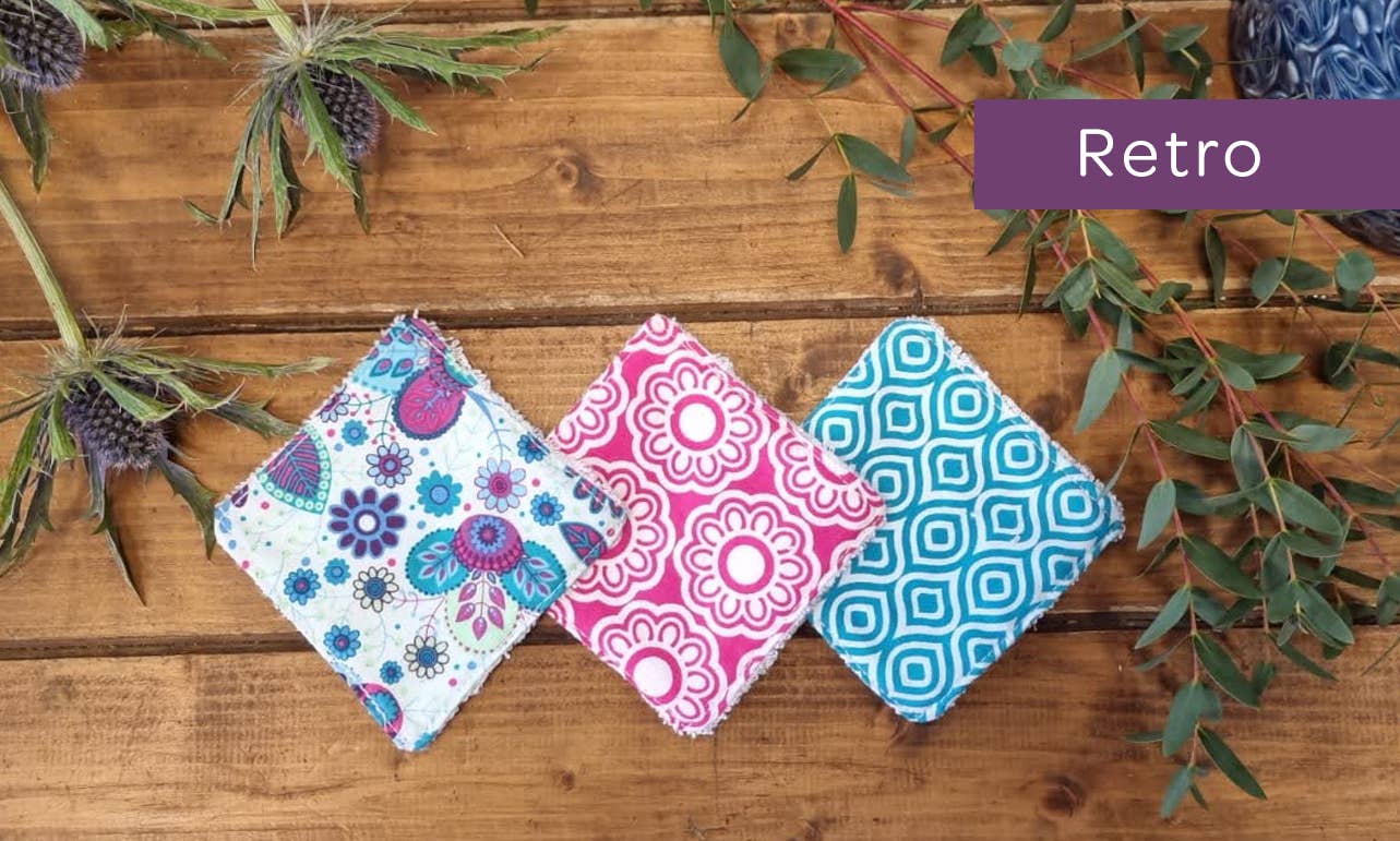 Handmade Cotton Scrubbies - Reusable Face Wipes