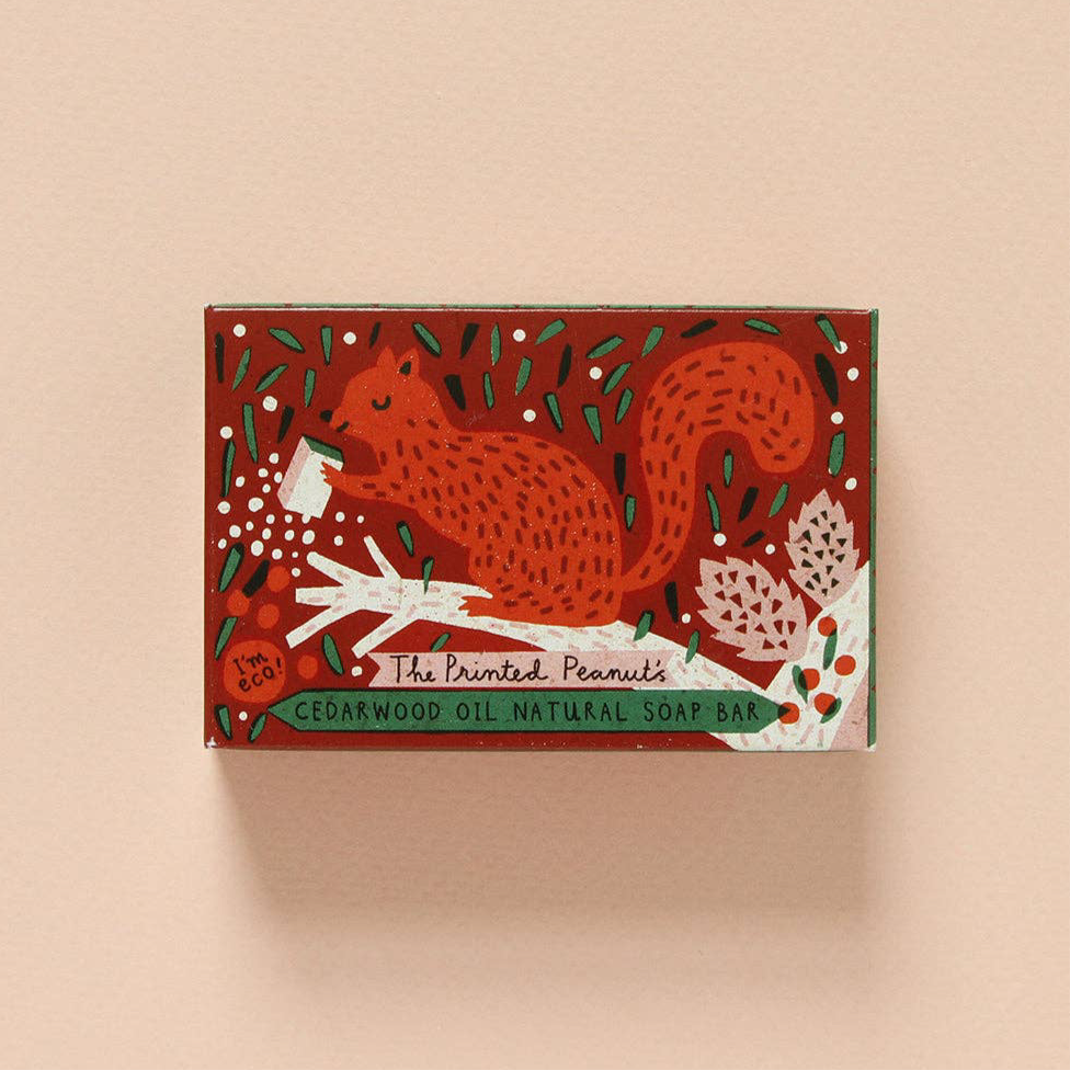 Squirrel Cedarwood Oil Natural Soap Bar