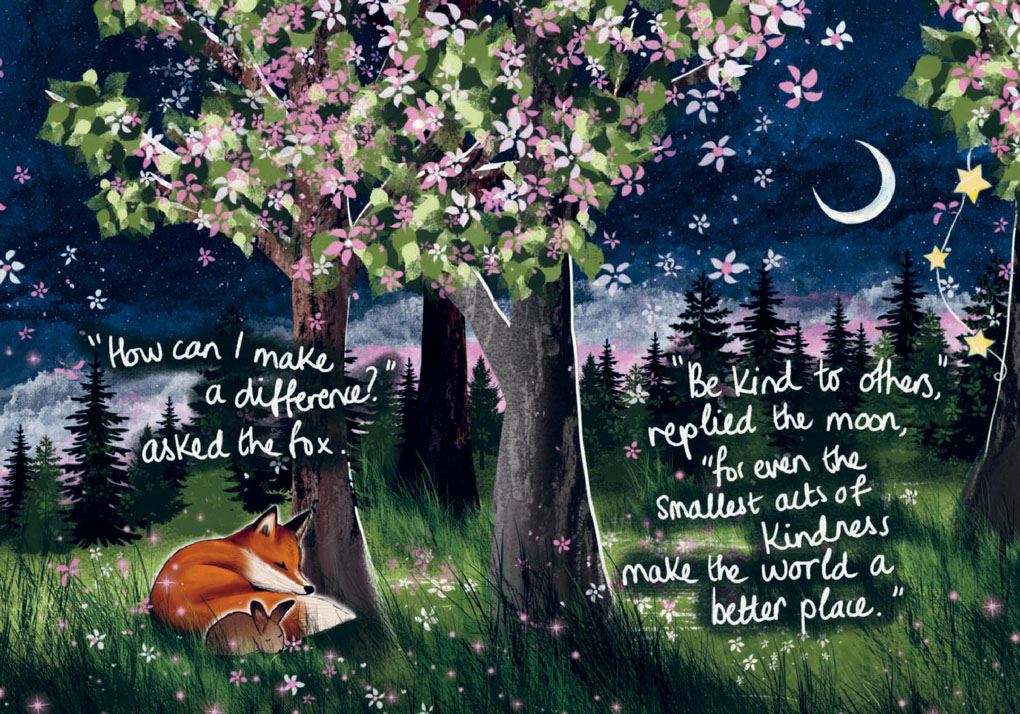Fox Under the Moon: Seasons of Comfort and Hope