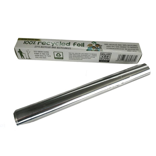 100% Recycled Aluminium Foil - 30cm x 10m