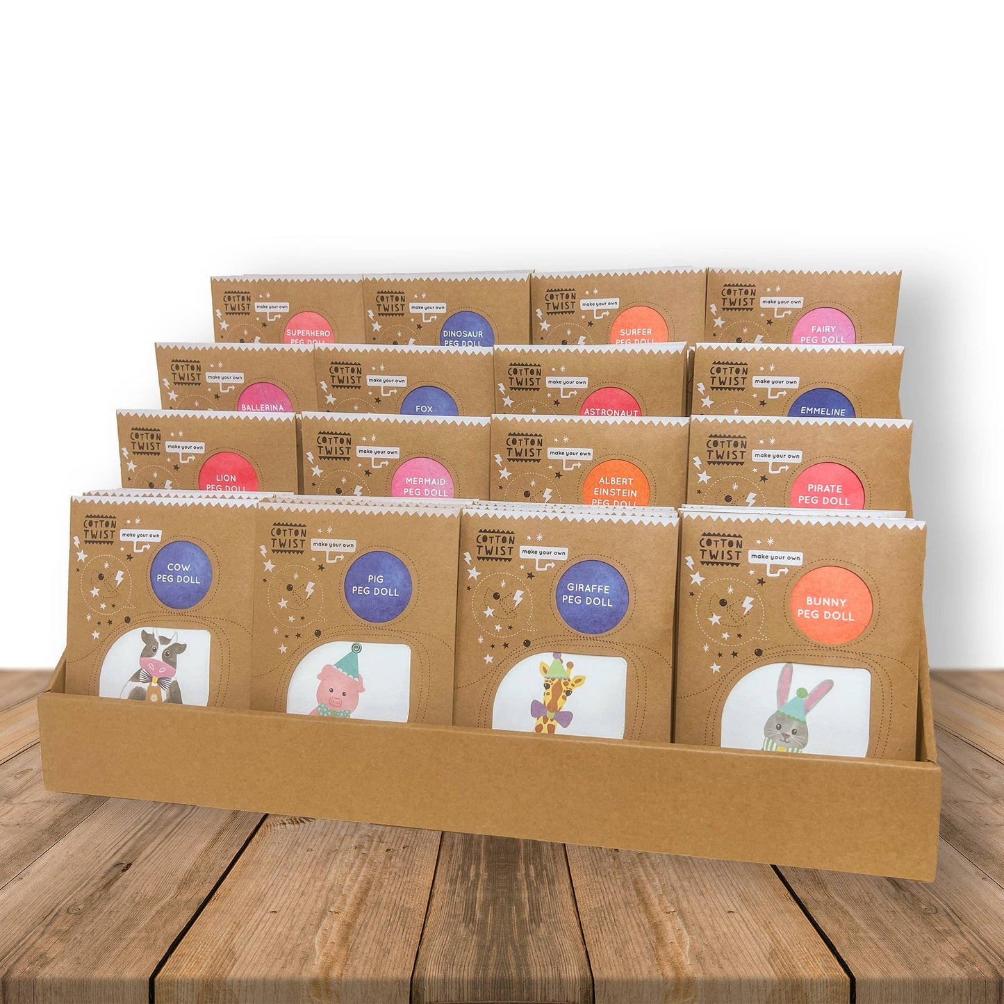 Cotton Twist Ballerina Peg Doll Mini Craft Kit