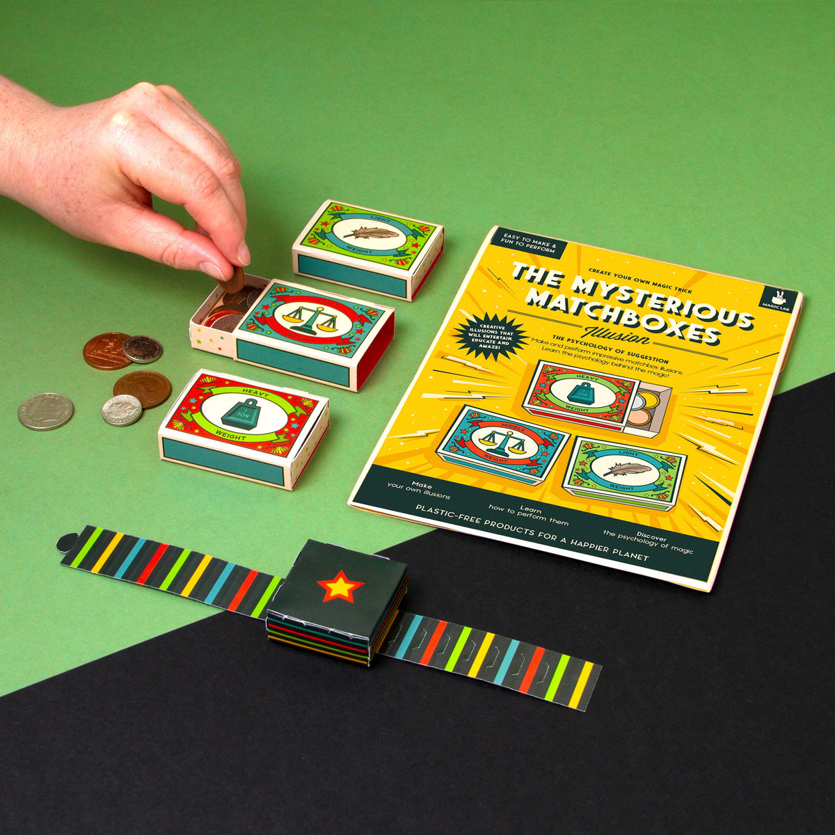 The Mysterious Matchboxes Illusion Magic Trick