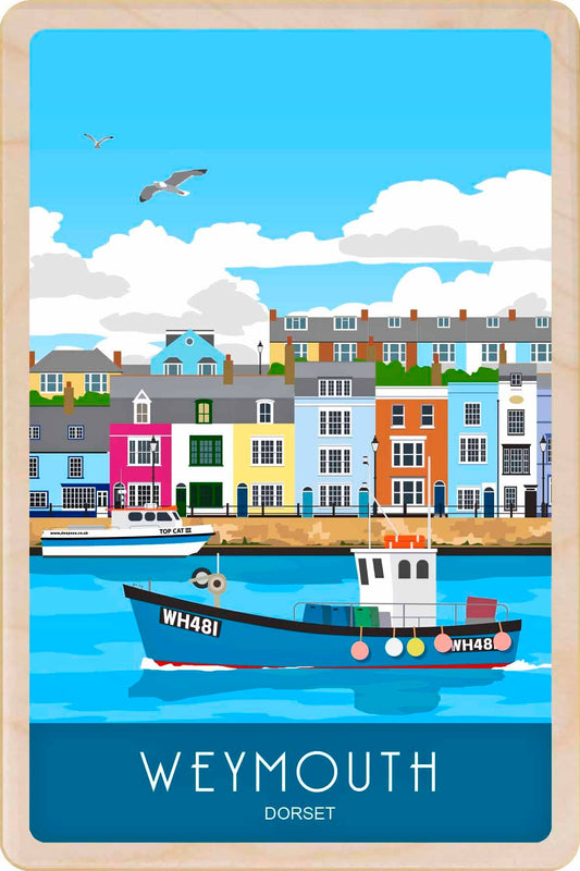 Weymouth Wooden Keyring