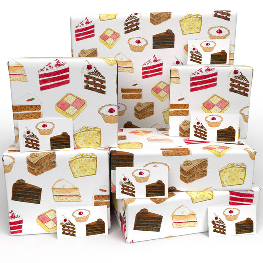 Celebration Cake Gift Wrapping Paper