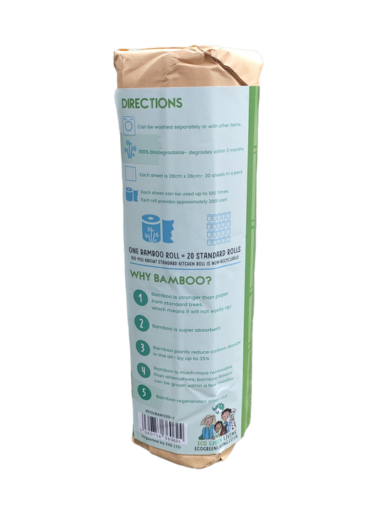 Eco Green Living Reusable Bamboo Kitchen Towels