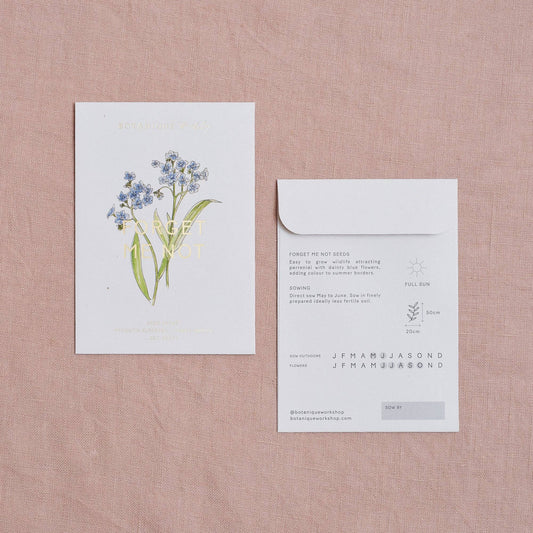 'Forget Me Not' Garden Lover's Gift Seed Packet