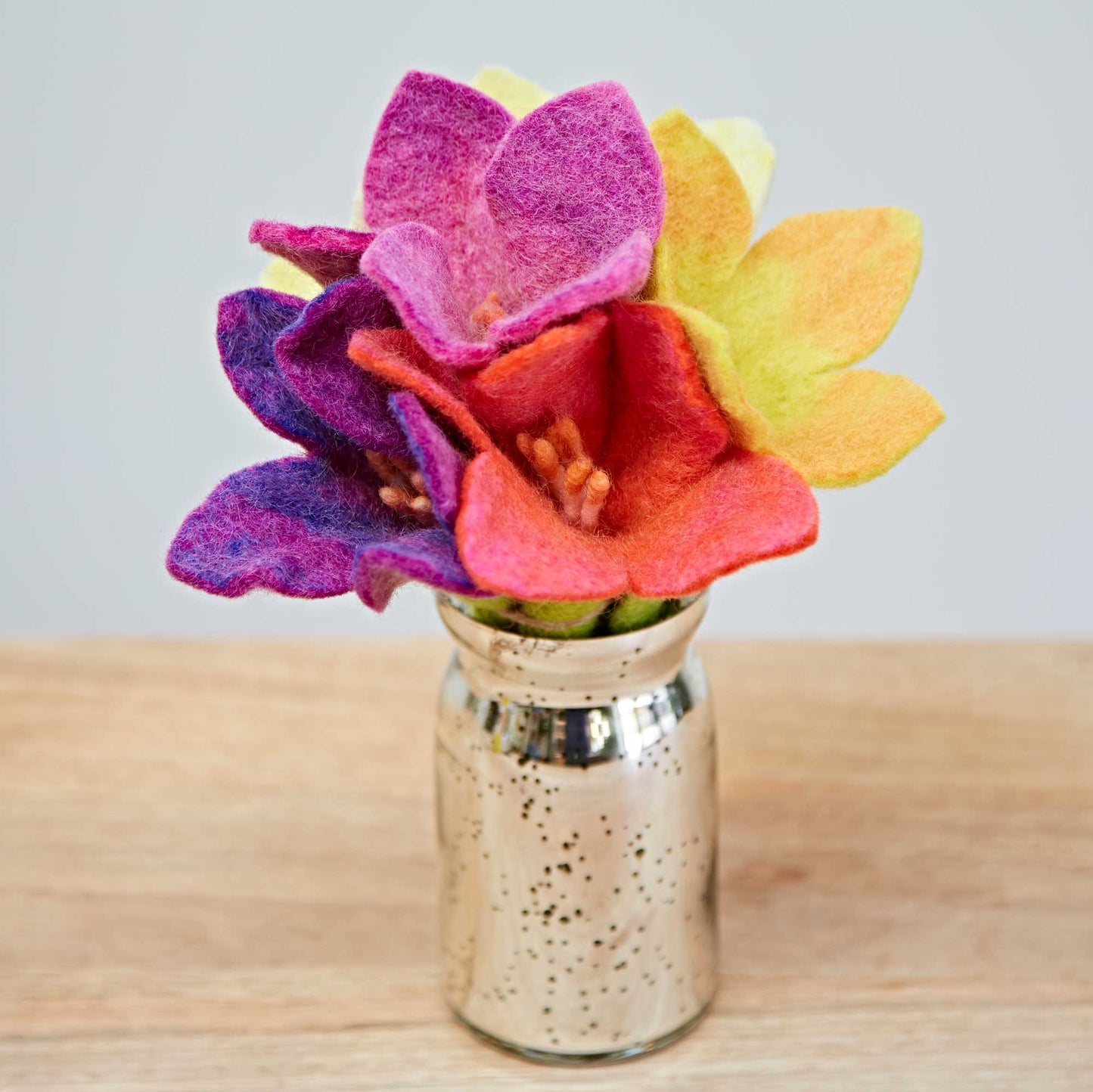 Handmade Fairtrade Felt Flower Bouquet