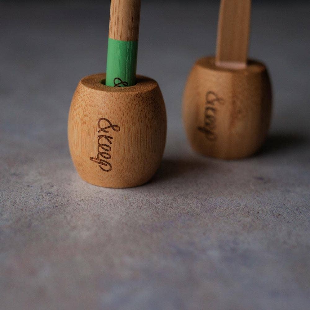 Bamboo Toothbrush Stand