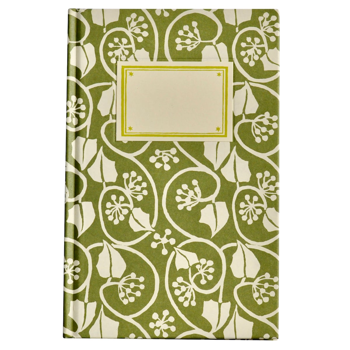Hardback Notebook Small Ivy Stripe Sage Green (Lined)