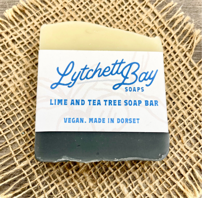 Lime & Tea Tree Soap Bar Handmade in Dorset