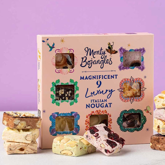 Monty Bojangles Magnificent Luxury Italian Nougat Collection Gift Box 135g