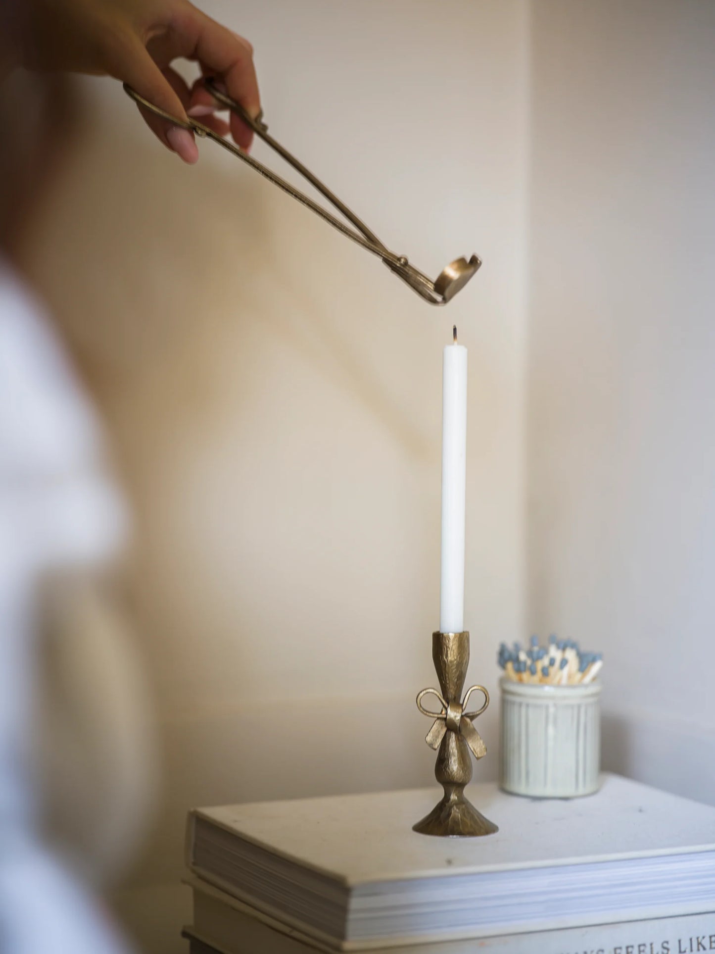 Antique Brass Wick Snips