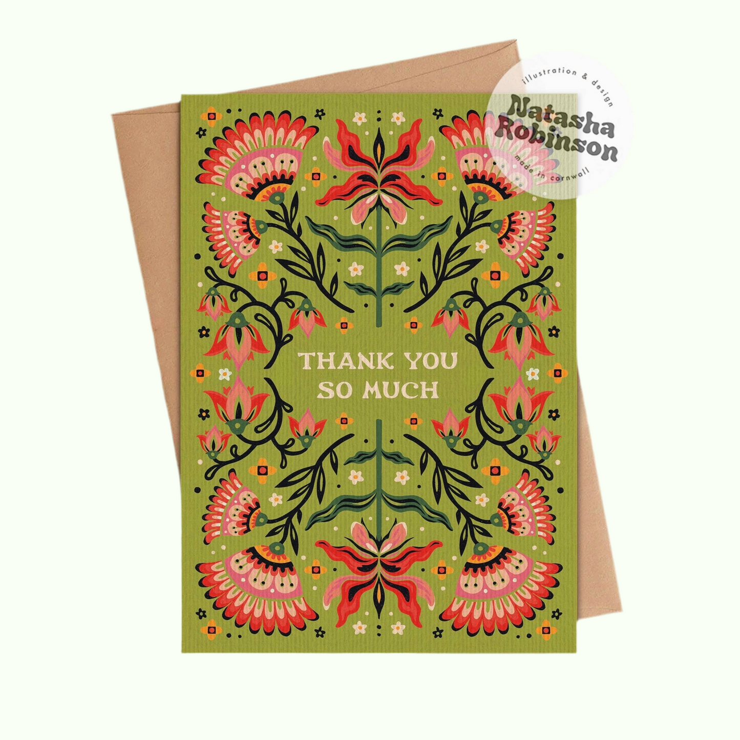 ‘Thank You So Much’ Folk Card