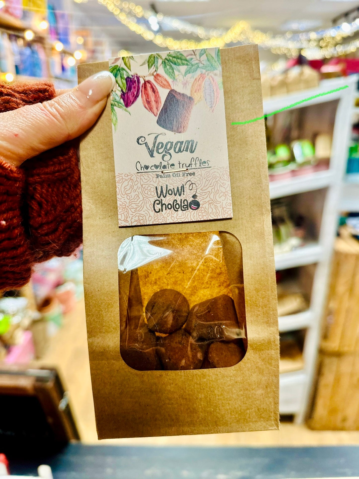 Pistachio Chocolate Truffles - Biodegradable bags 130g