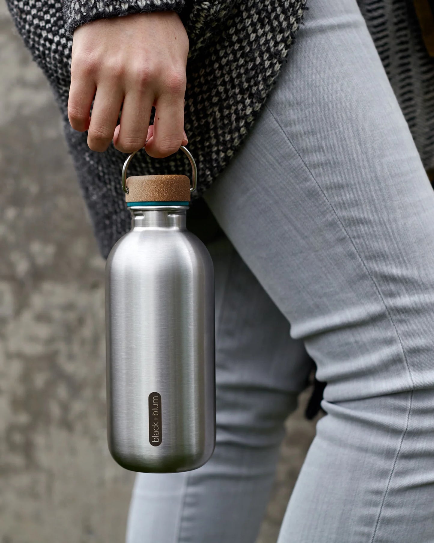 Steel Water Bottle Leakproof 600ml - Ocean