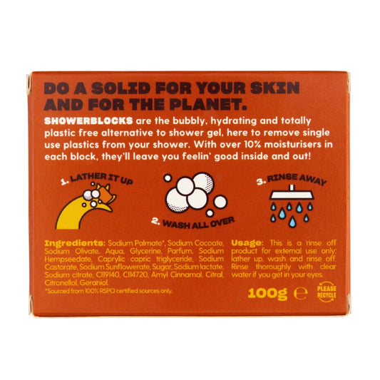 Solid Shower Gel - Essential Oil Collection - Ginger & Agave Nectarb