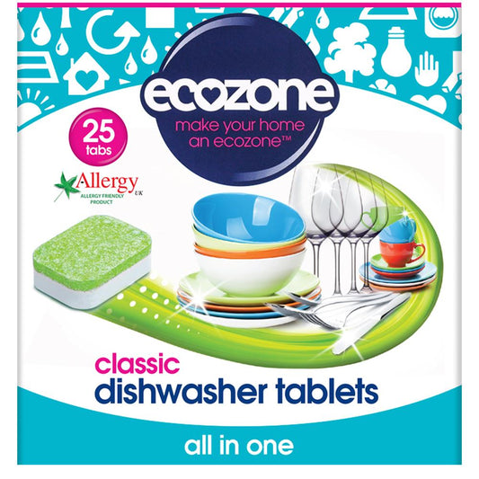 Ecozone Classic Dishwasher Tablets - Pack of 25