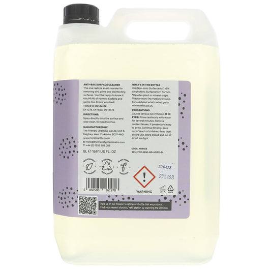 Miniml Anti-Bac Surface Cleaner French Lavender - 5L