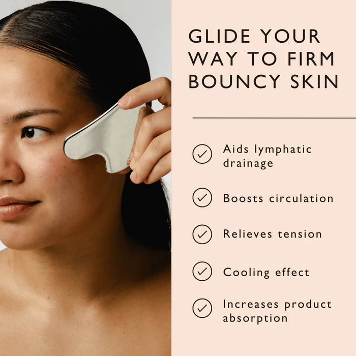 UpCircle Women’s Stainless Steel Gua Sha Facial Massager
